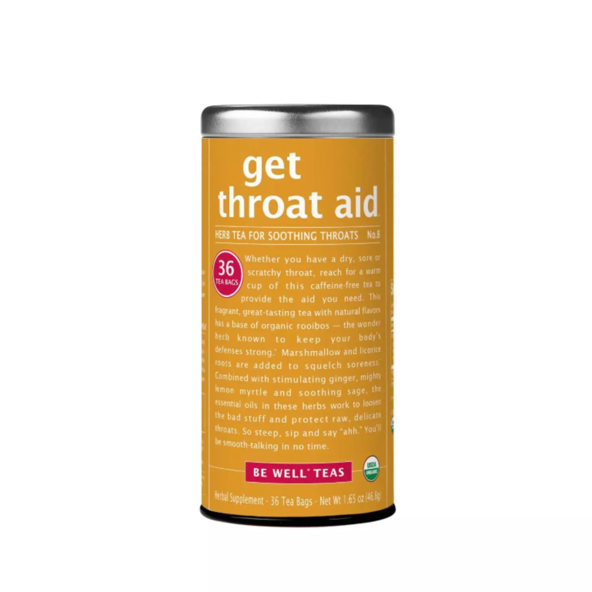 Get Throat Aid - Herb Tea For Sore Throats