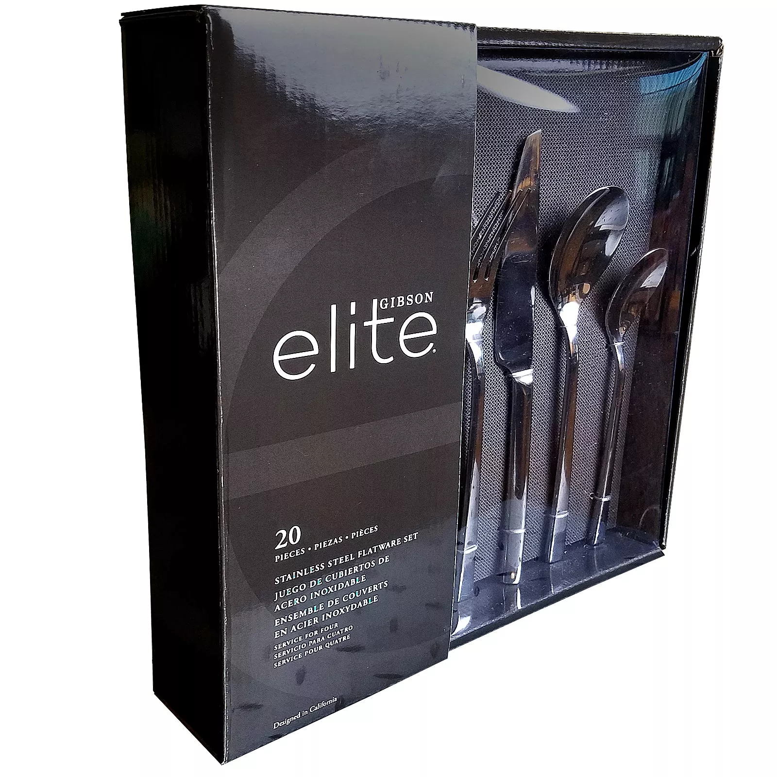 Gibson EliteSparland 20 Piece Stainless Steel Flatware Set