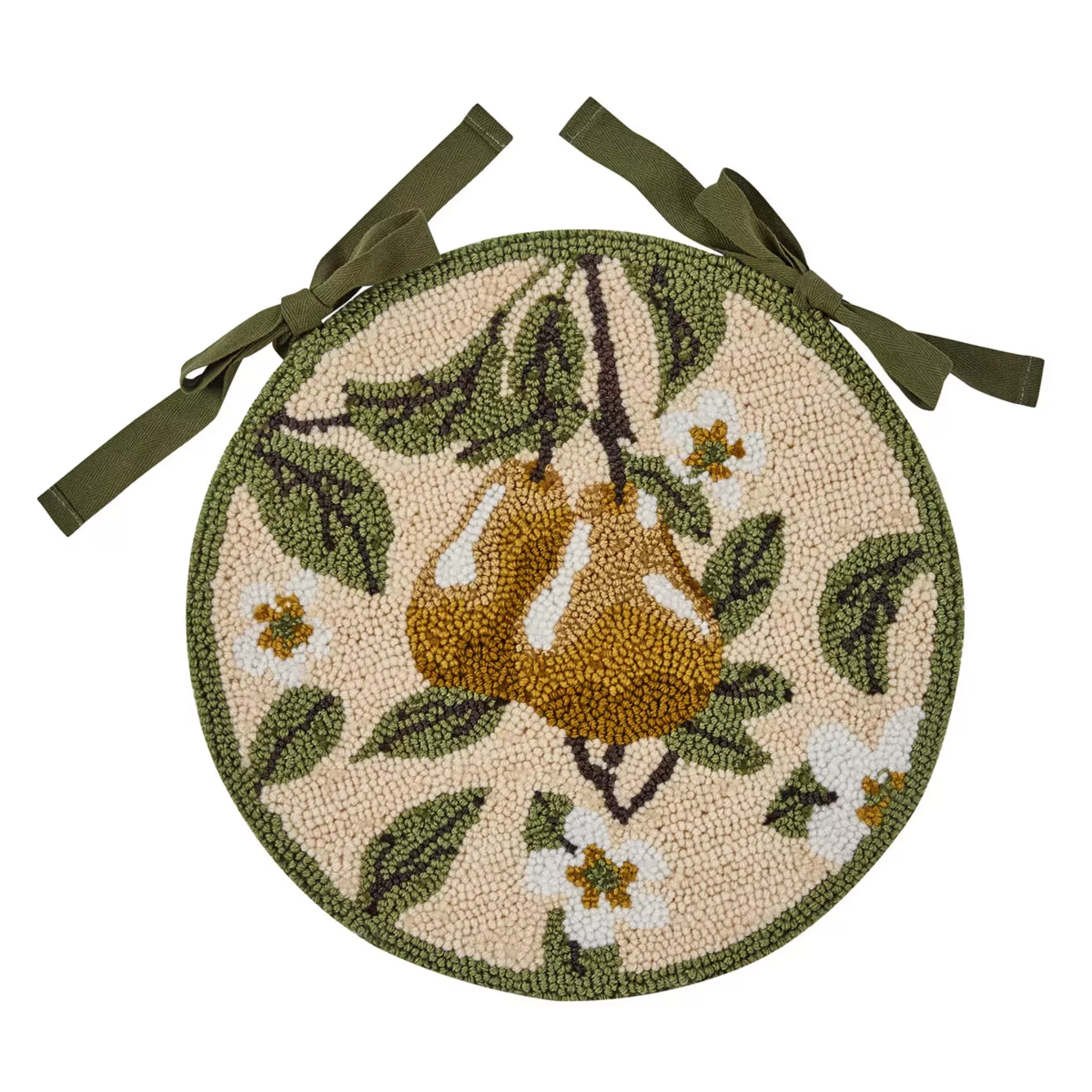 Golden Pear Hooked Chair Pad