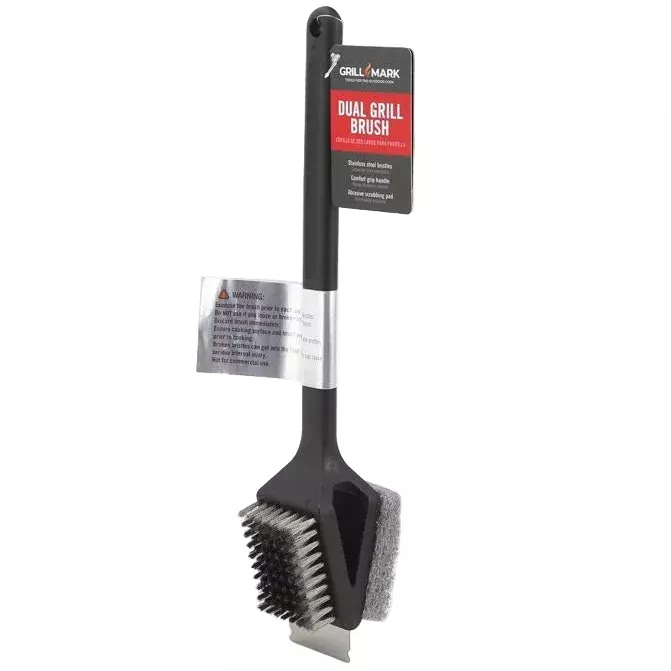 Grill Mark Dual-Sided Grill Brush/Scrubber