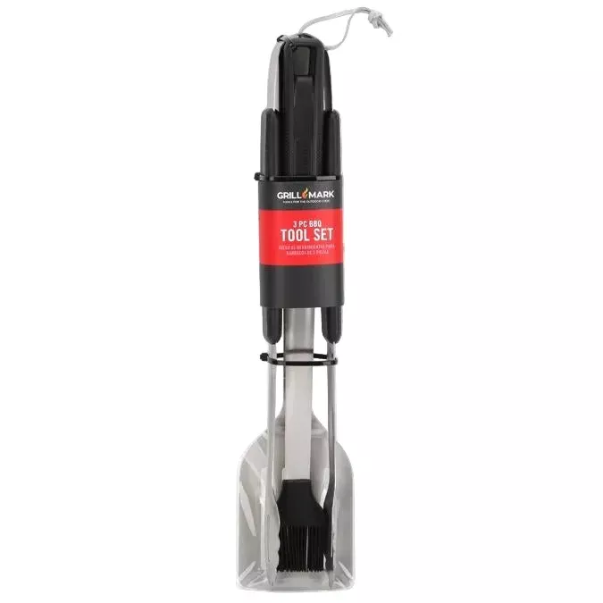 Grill Mark Stainless Steel Grilling Tool Set - 3 pc.