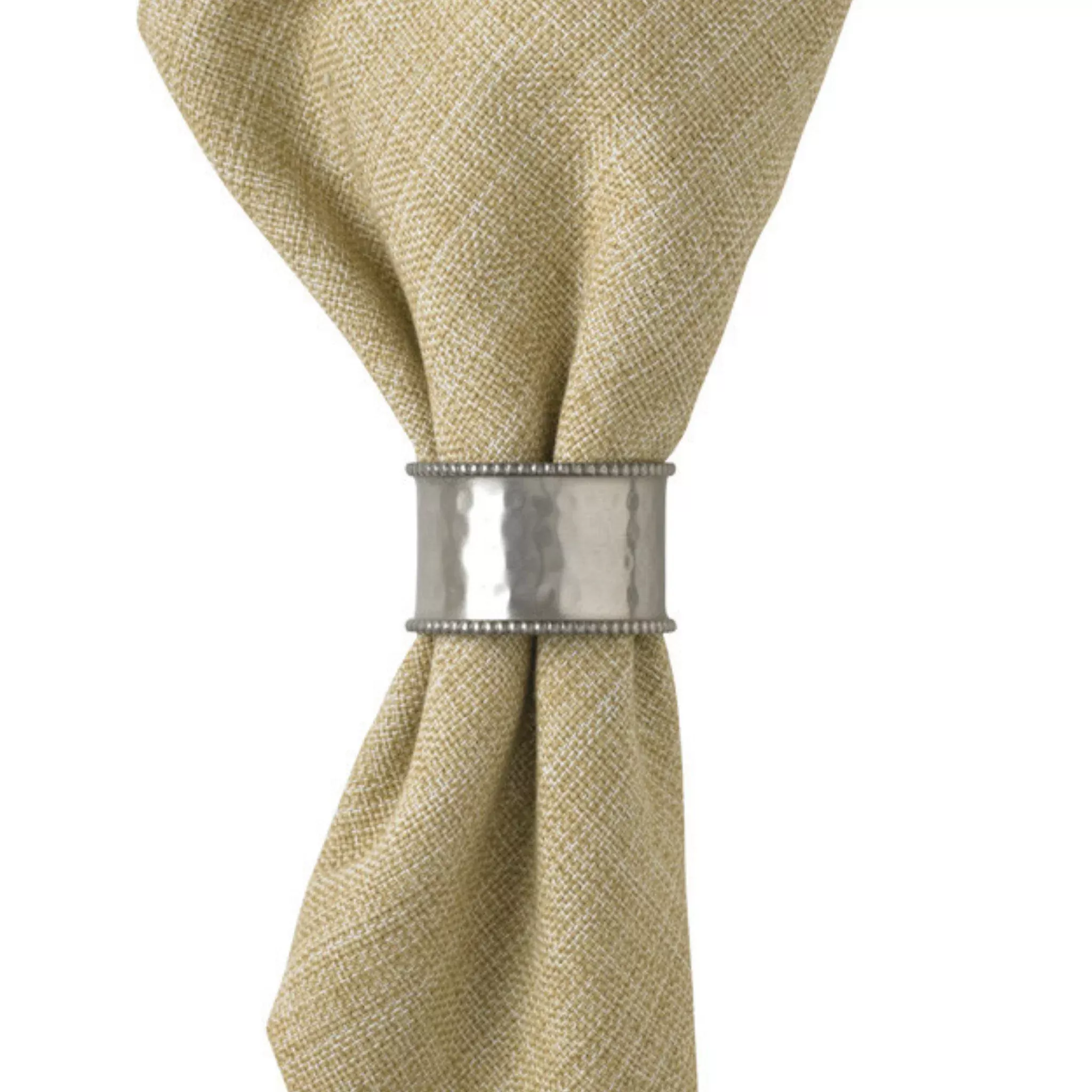 Hammered Pewter Napkin Ring