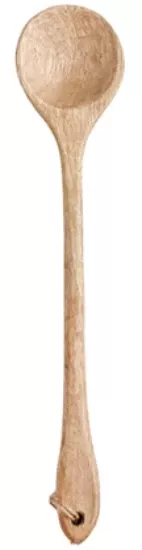 Hand-Carved Mango Wood Spoon - 10"