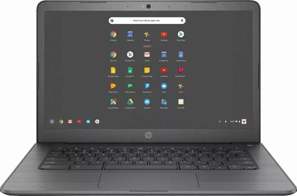 HD Touchscreen Laptop, Intel Celeron N3350 up to 2.4GHz, 4GB RAM, 32GB Flash Memory, WiFi, HD Camera, Bluetooth, Up to 10 hrs Battery Life, Chrome OS , Black