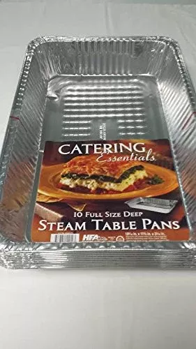 Hfa Catering Essentials Full Size Deep Steam Table Pan