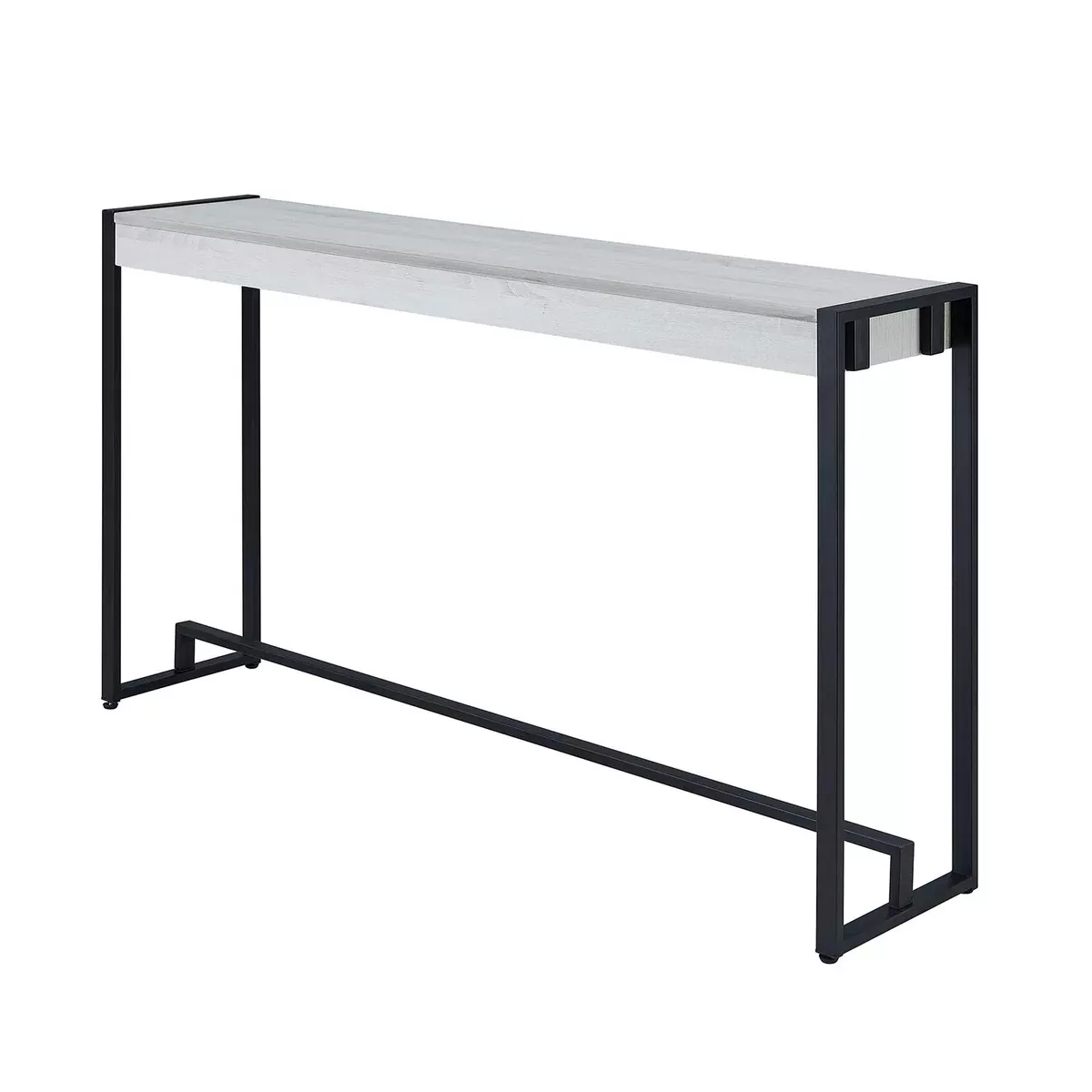 Holly & Martin Macen Console - Black with Distressed White