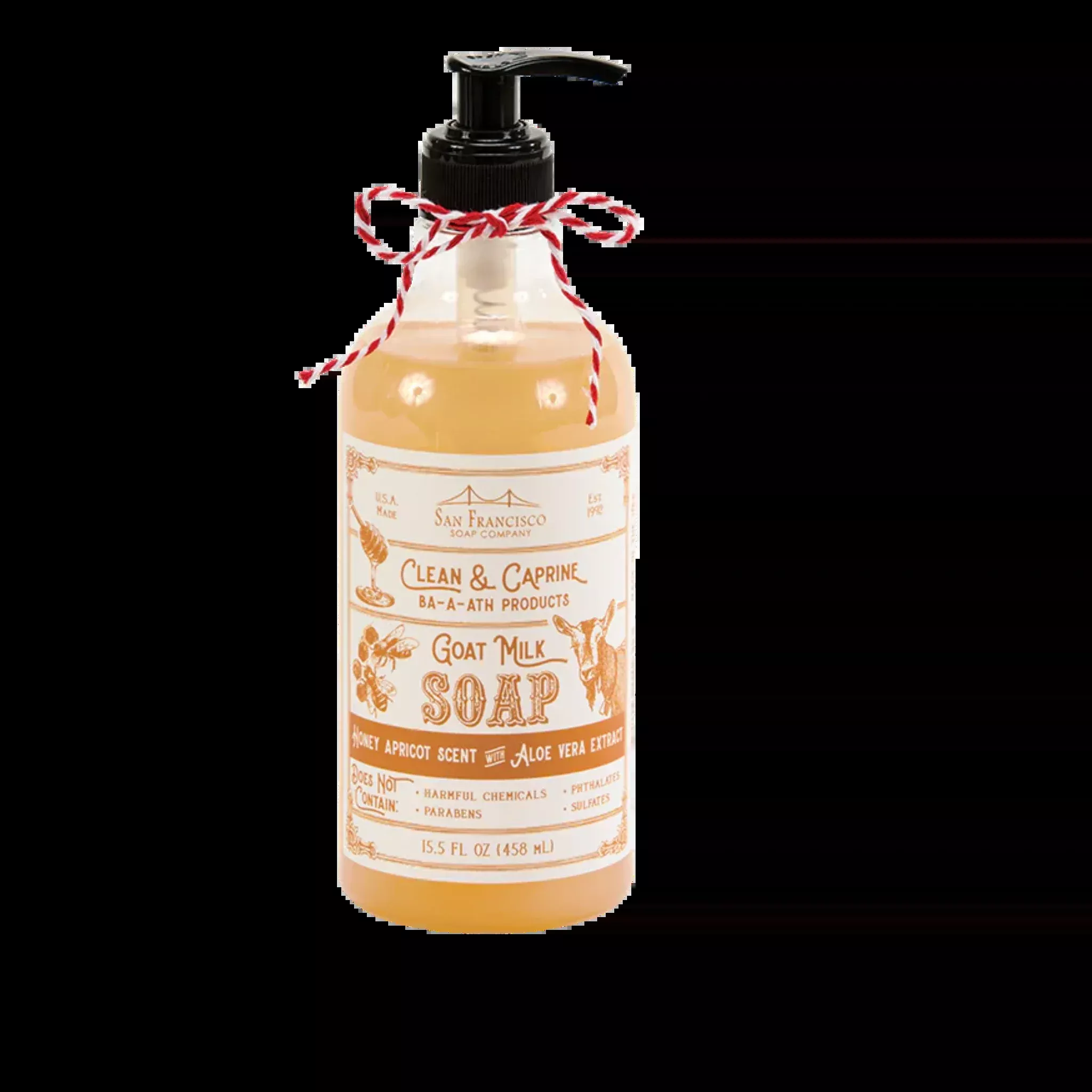Honey Apricot Clean & Caprine Goat Milk Hand Soap