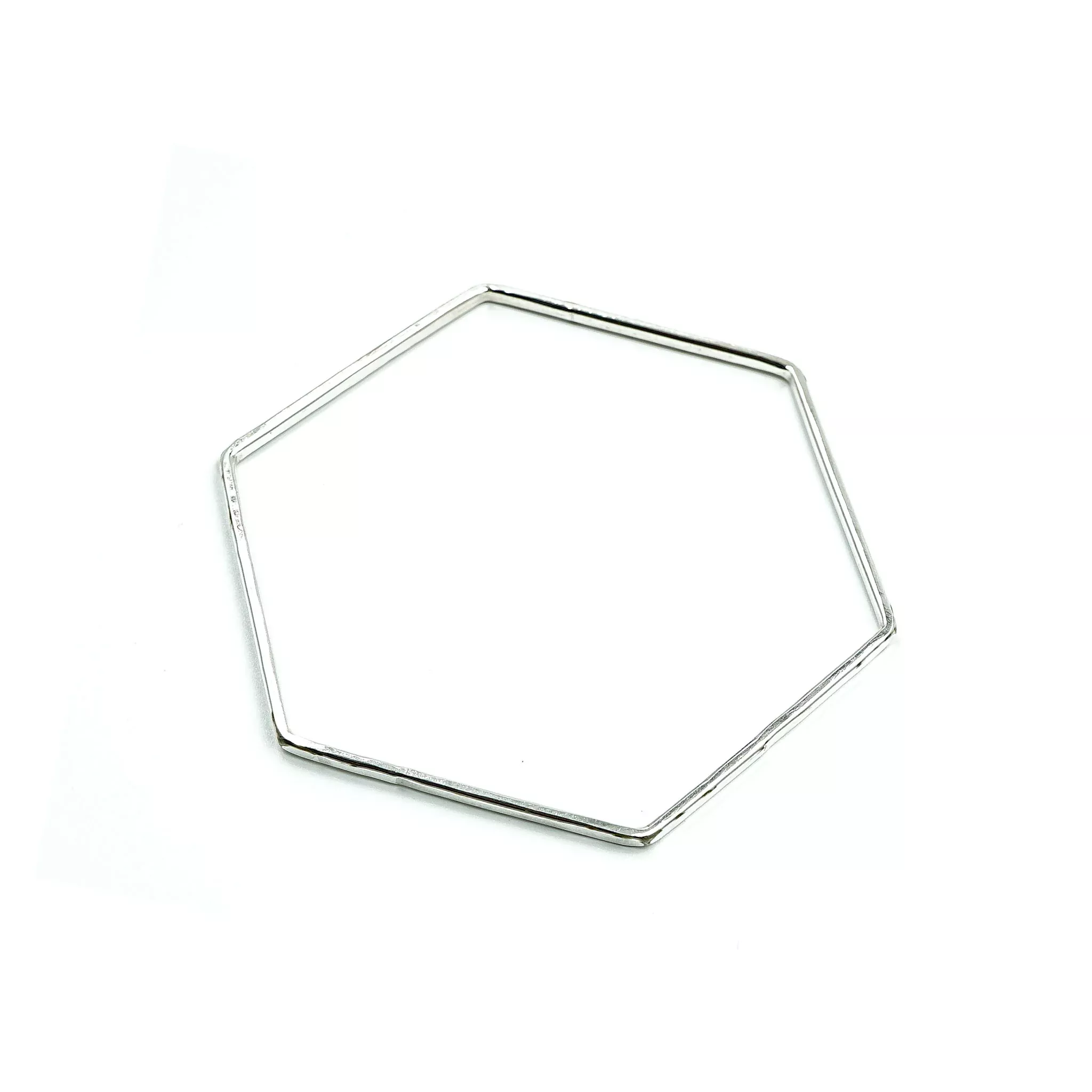 Honeycomb Bangle in Sterling Silver by Julie Cooper Designs
