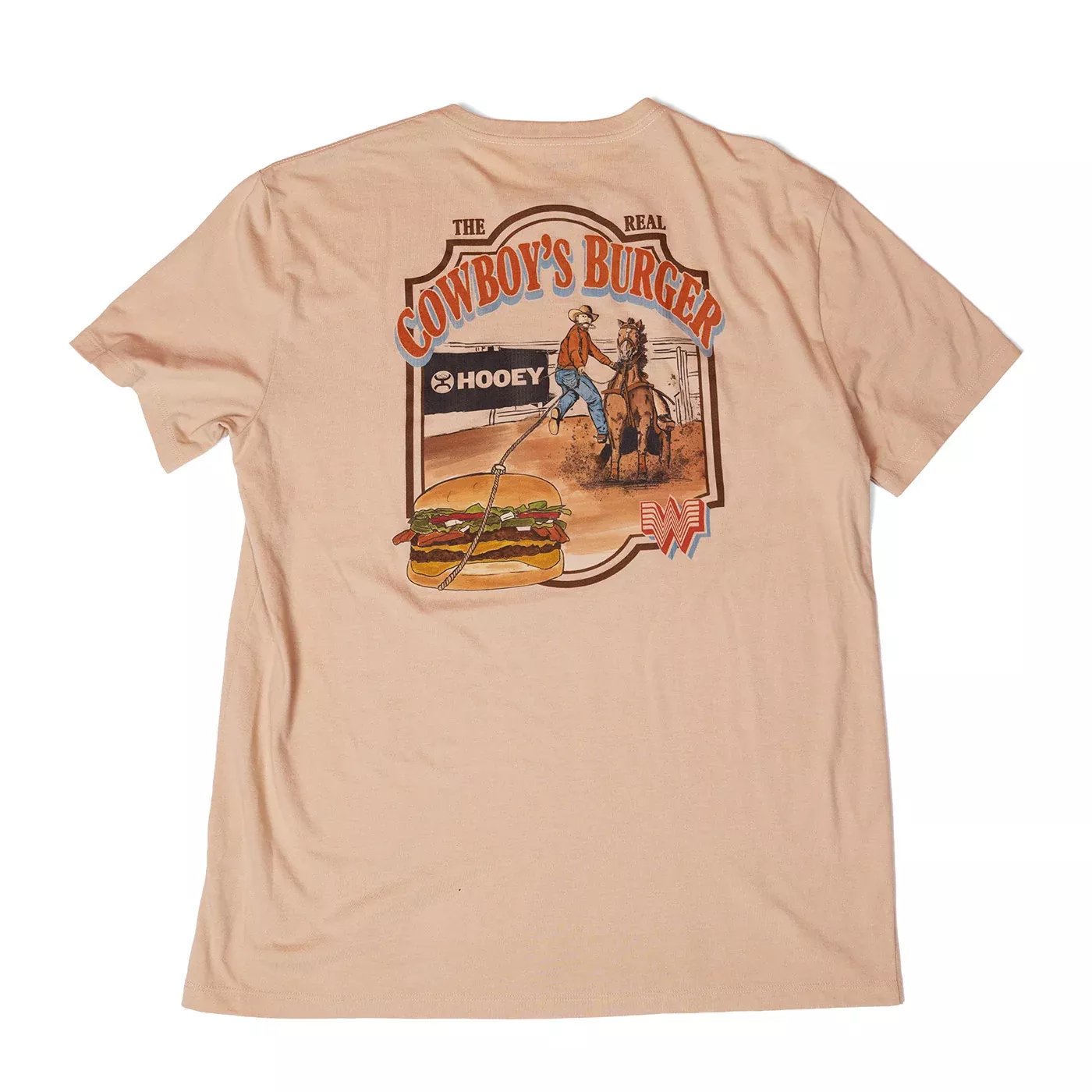 Hooey x Whataburger Tan Cowboy Burger Tee