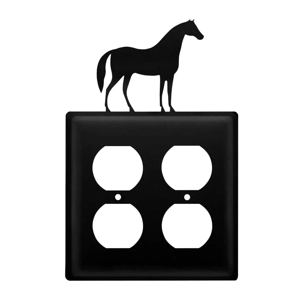 Horse - Double Outlet Cover