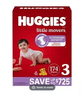 Huggies Little Movers Baby Diapers