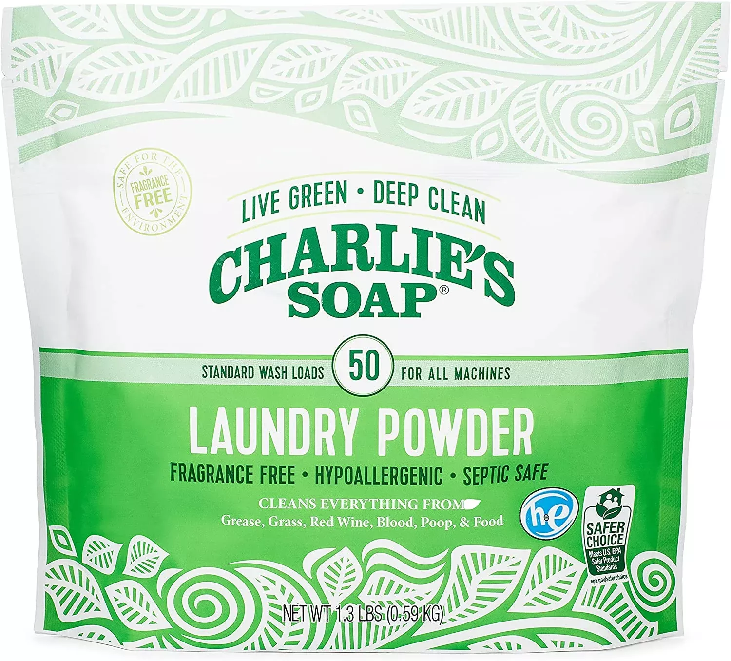 Hypoallergenic Deep Cleaning Powder Detergent