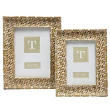 Islamorada Resin Basket Weave Photo Frame