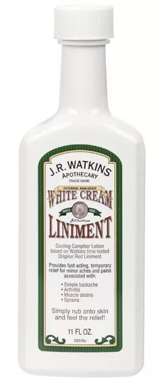 J. R. Watkins White Cream Liniment - 11 oz.