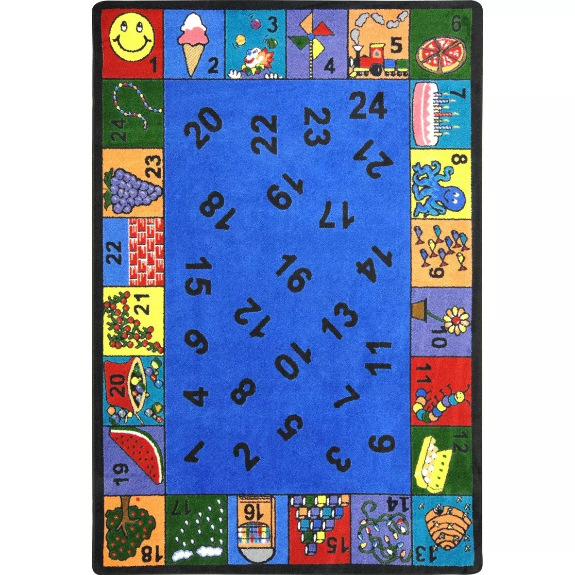 Joy Carpets Count On Me Rug, Multi, 5'4" x 7'8"