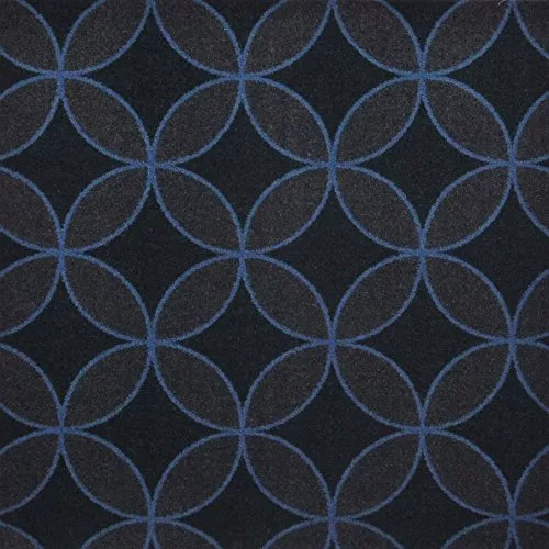 Joy Carpets Kaleidoscope - Whimsical Area Rugs Eclipse, 5'4" x 7'8", Blue