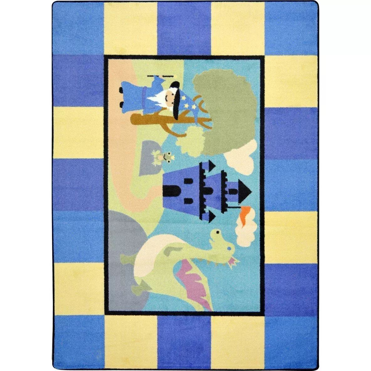 Joy Carpets Lil' Wizard Rug, Multi, 5'4" x 7'8"