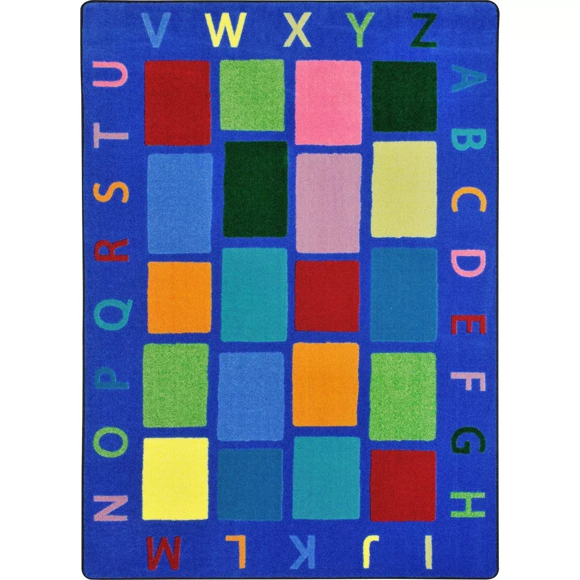 Joy Carpets My Space Rug, Multi, 5'4" x 7'8"