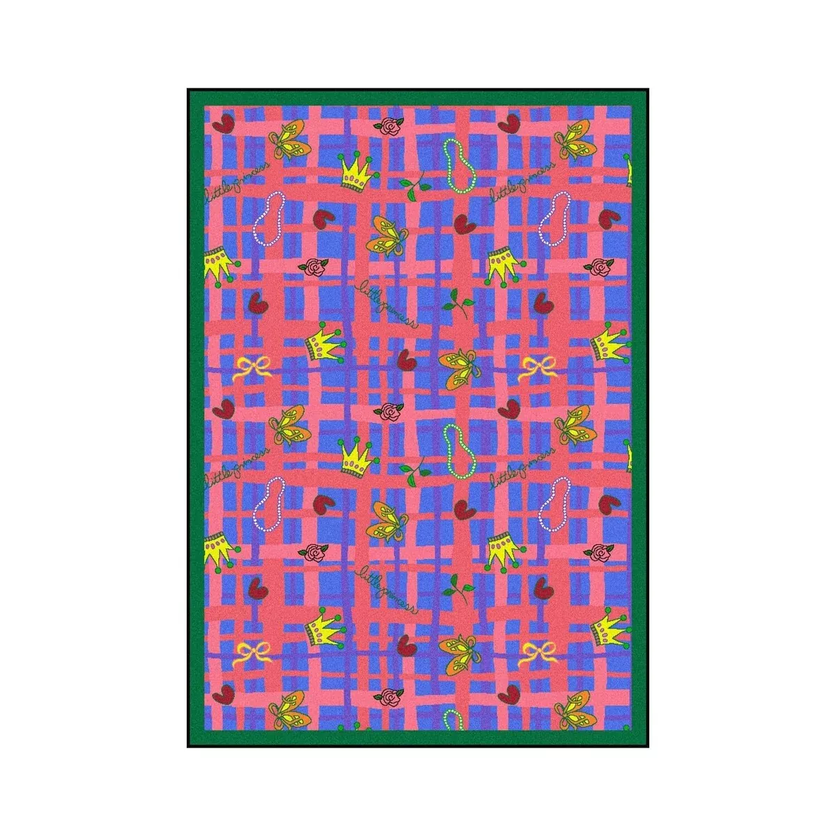 Joy Carpets Playful Patterns My Little Princess Area Rug, Blue