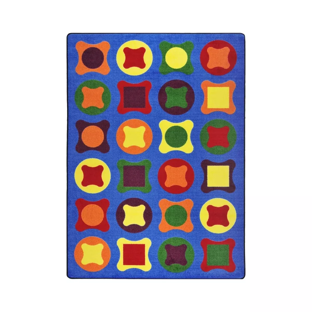 Joy Carpets Rug, Multi, 5'4" x 7'8"
