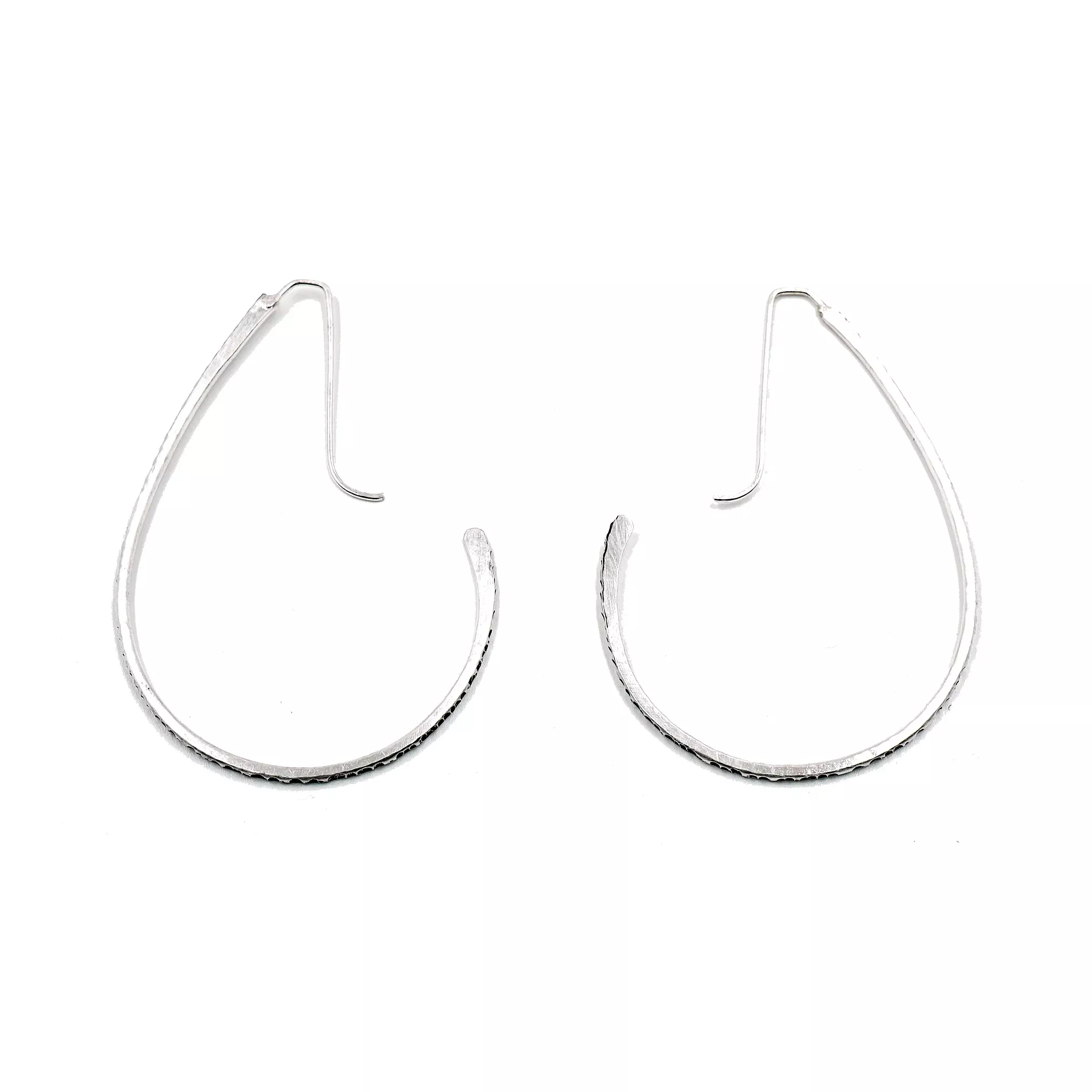Jules Hoops in Sterling Silver by Julie Cooper Designs MEDIUM