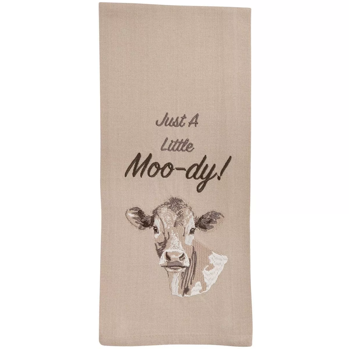 Just A Little Moo-dy Dishtowel