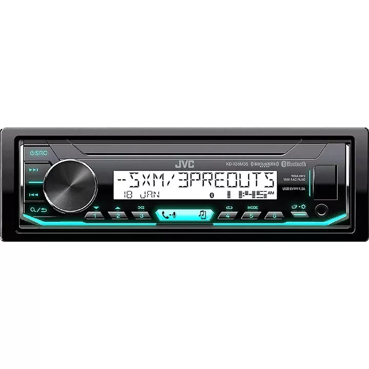 JVC KDX35MBS Marine Mechless AM / FM / Bluetooth / Sat ready