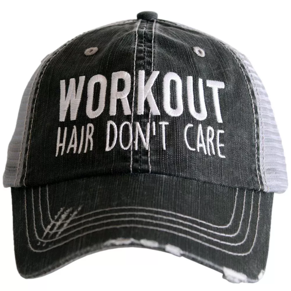 Katydid "Workout Hair Don’t Care" Trucker Hat