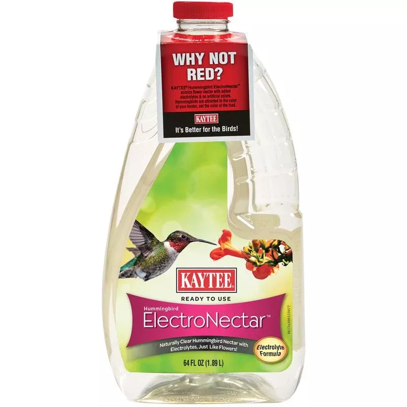 Kaytee ElectroNectar Hummingbird No-Dye Nectar - 64 oz.