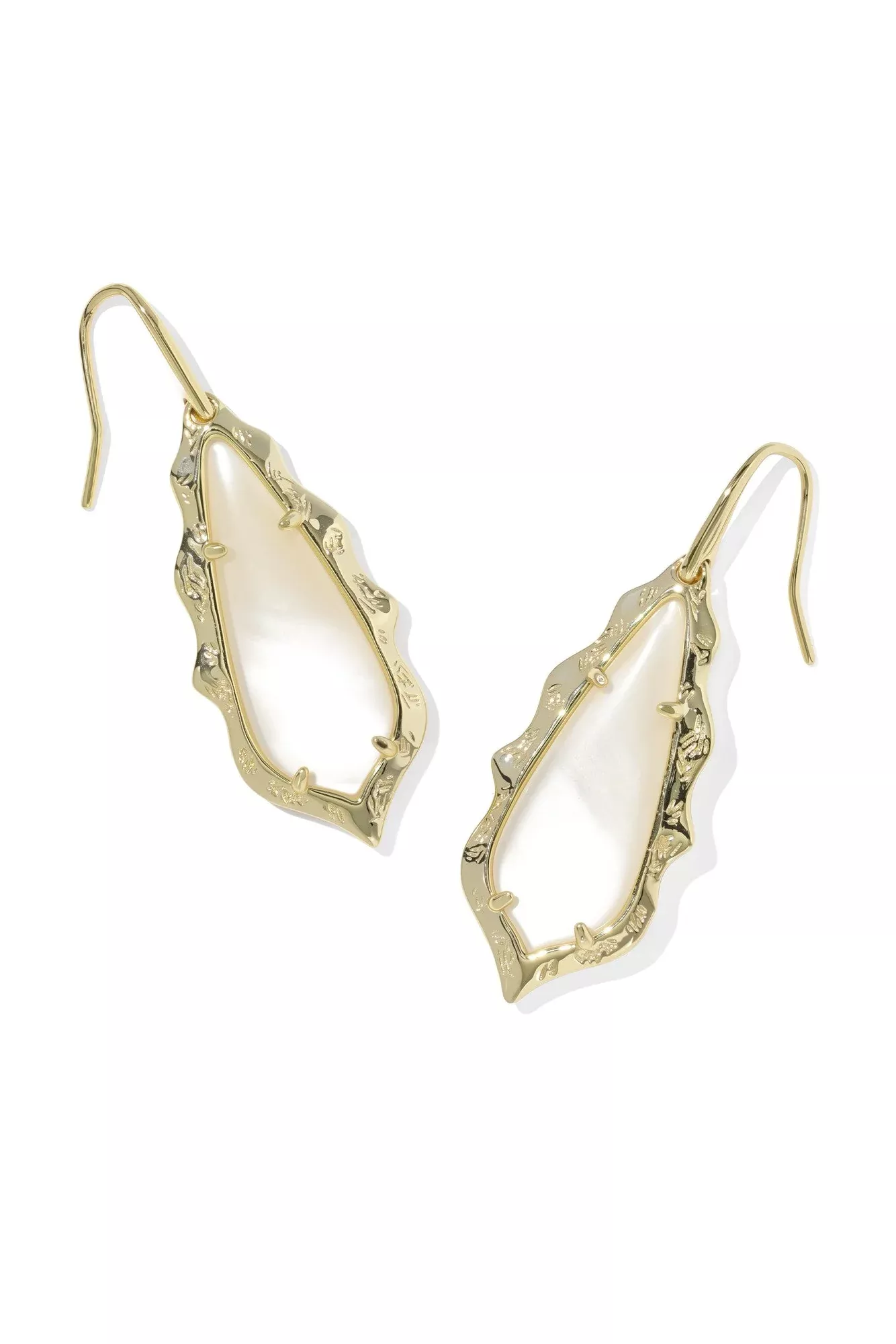 Kendra Scott Adriana Scallop Frame Drop Earrings
