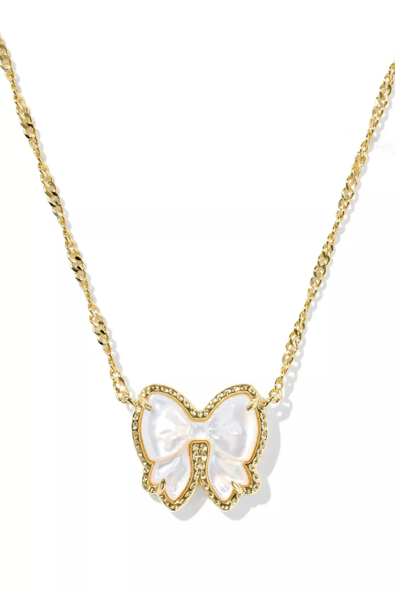 Kendra Scott Haley Bow Short Pendant Necklace