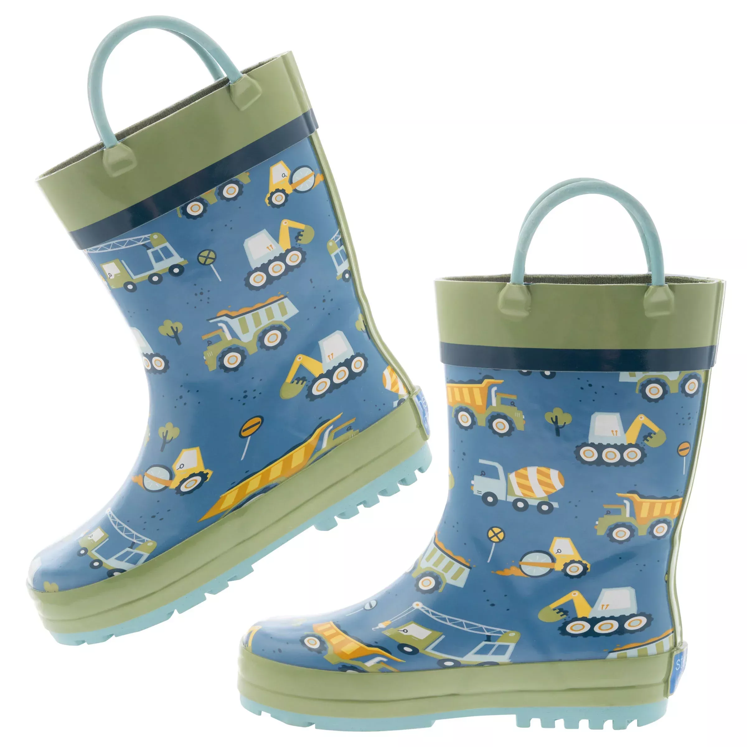 Kid's Construction Rain Boots