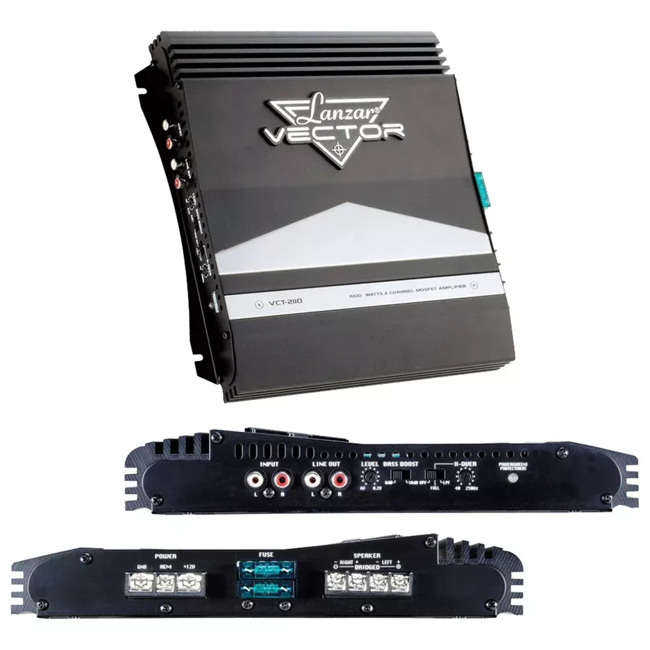 Lanzar VCT2110 1000 Watt 2 Channel High Power MOSFET Amplifier