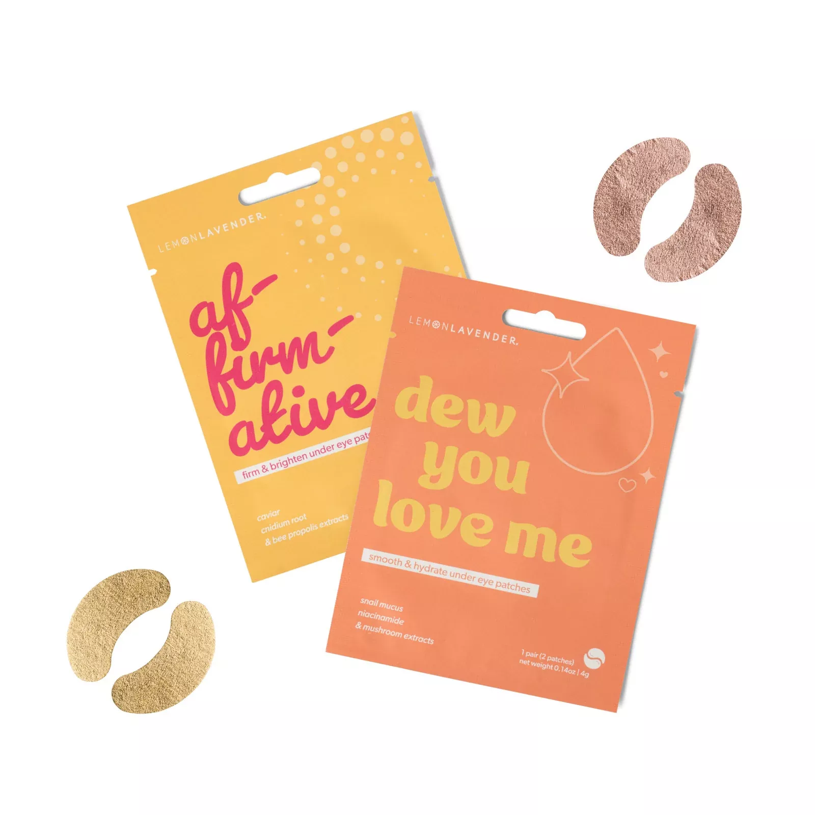 Lemon Lavender Eye Candy Foil Under Eye Patches