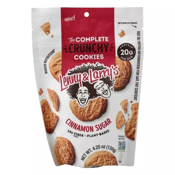 Lenny & Larry's Crunchy Cookie Cinnamon Sugar Cookie