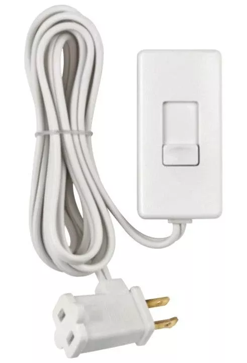 Leviton 150/300W Plug-In Dimmer Slide Switch