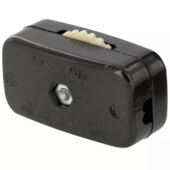 Leviton 6A Lamp Cord Switch (Brown)