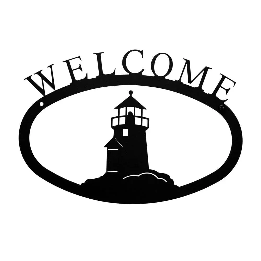 Lighthouse Welcome Sign SM