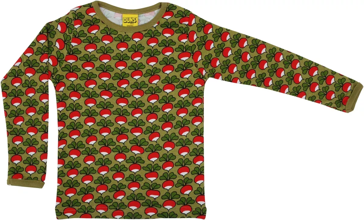 Long Sleeve Top: Radish Sage