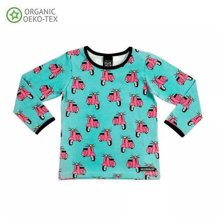 Long Sleeve Tshirt Scooters Wave