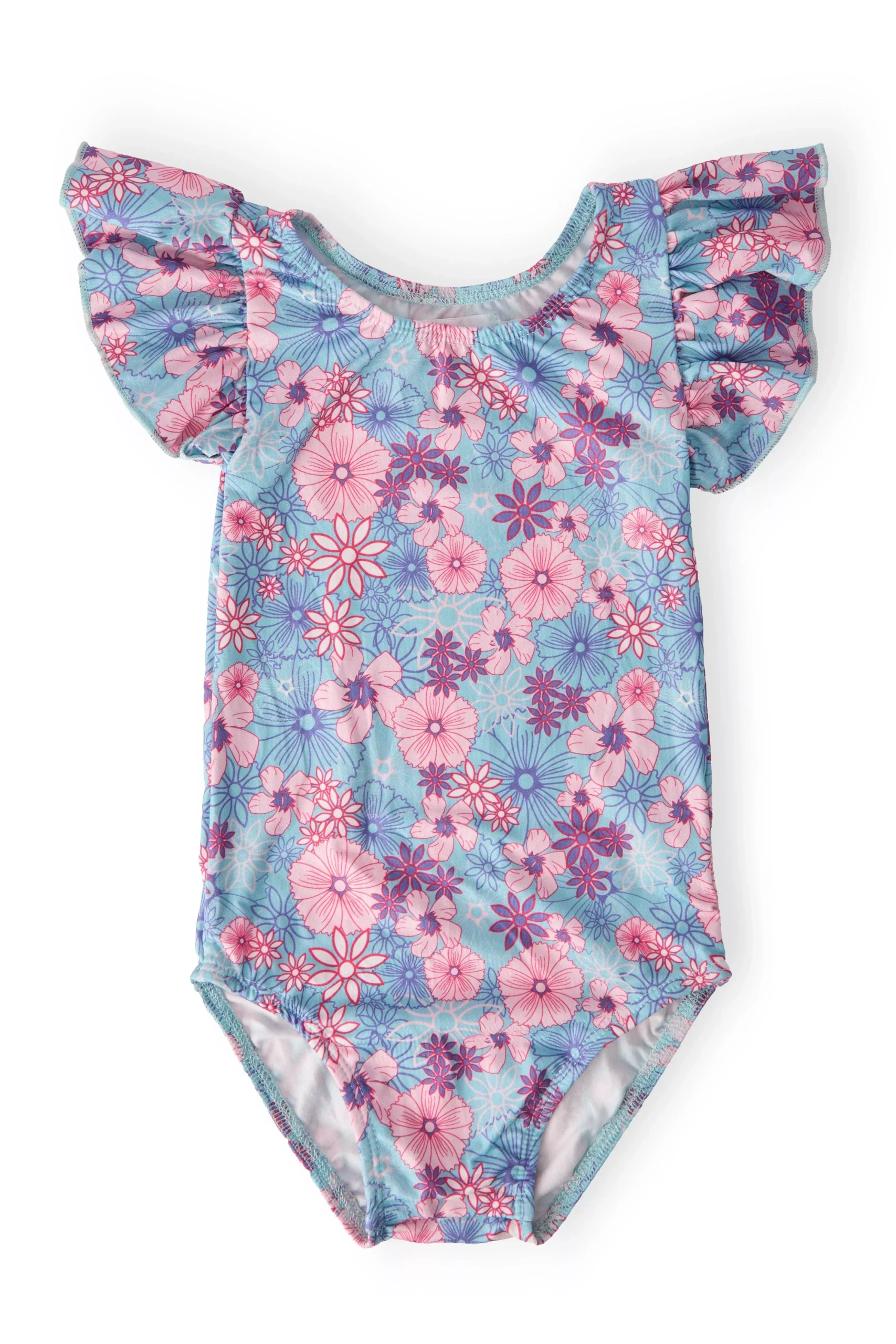 Love Blooms S /S Flutter Sleeve Leotard