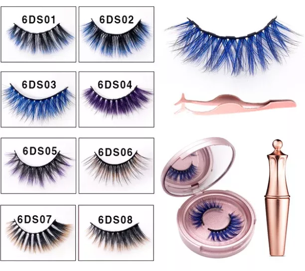 Magnetic faux lash collection