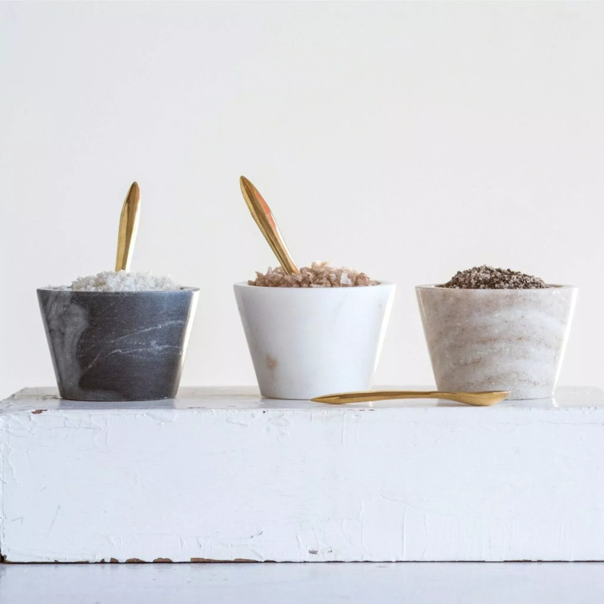 Marble Bowl With Spoon