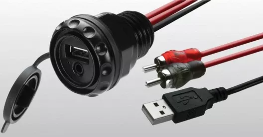 MB Quart PSAP2 Waterproof Dash-Mounted Accessory Plug