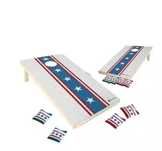MD Sports Official Size Solid Wood Bean Bag Toss Game