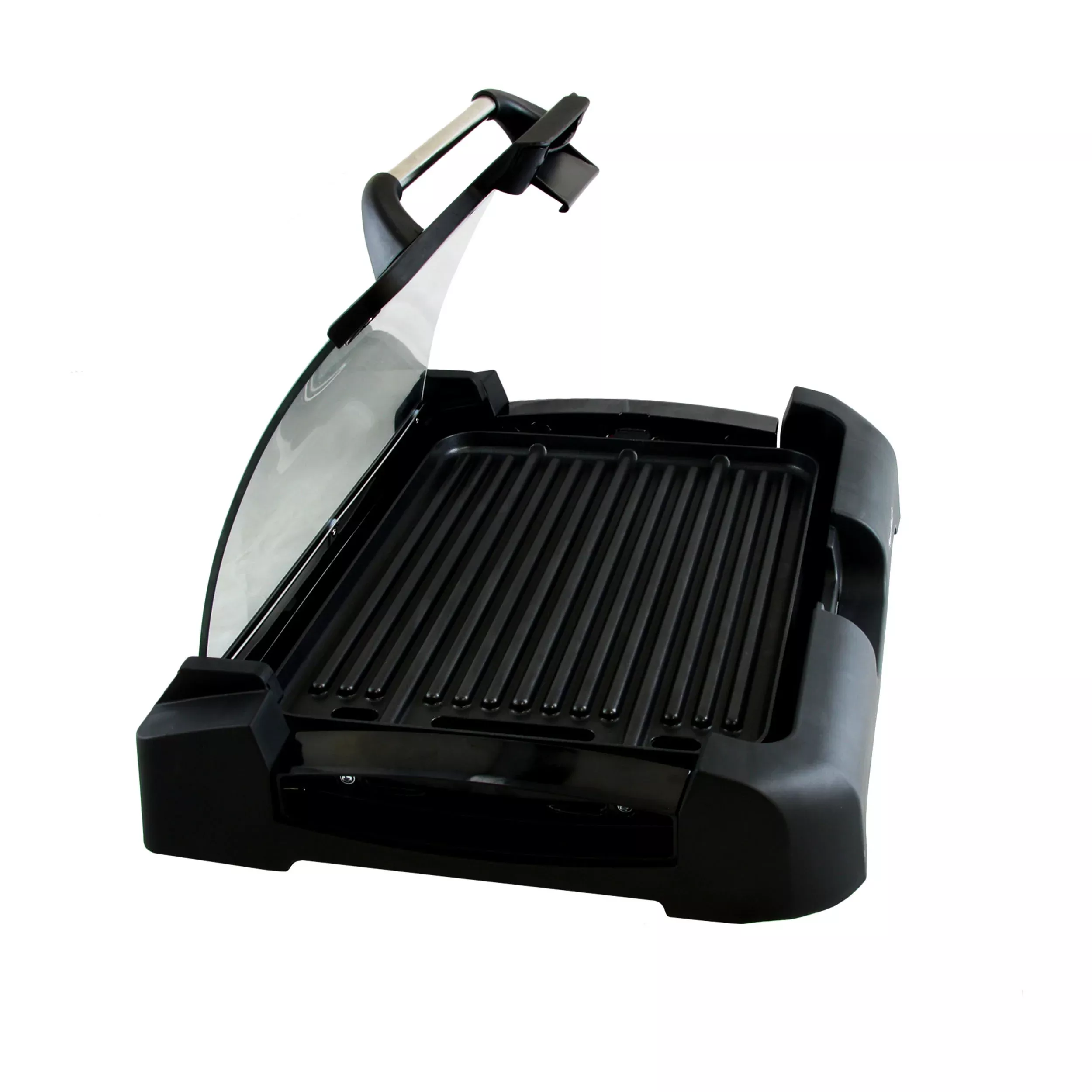MegachefReversible Indoor Grill and Griddle with Removable Glass Lid