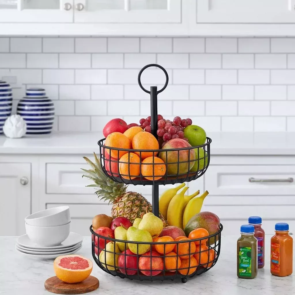 Member'S Mark 2 Tier Wire Basket Stand, Assorted Colors