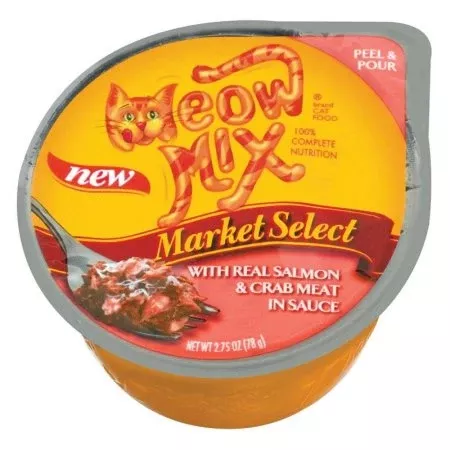 Meow Mix Tender Favorites Salmon & Crab