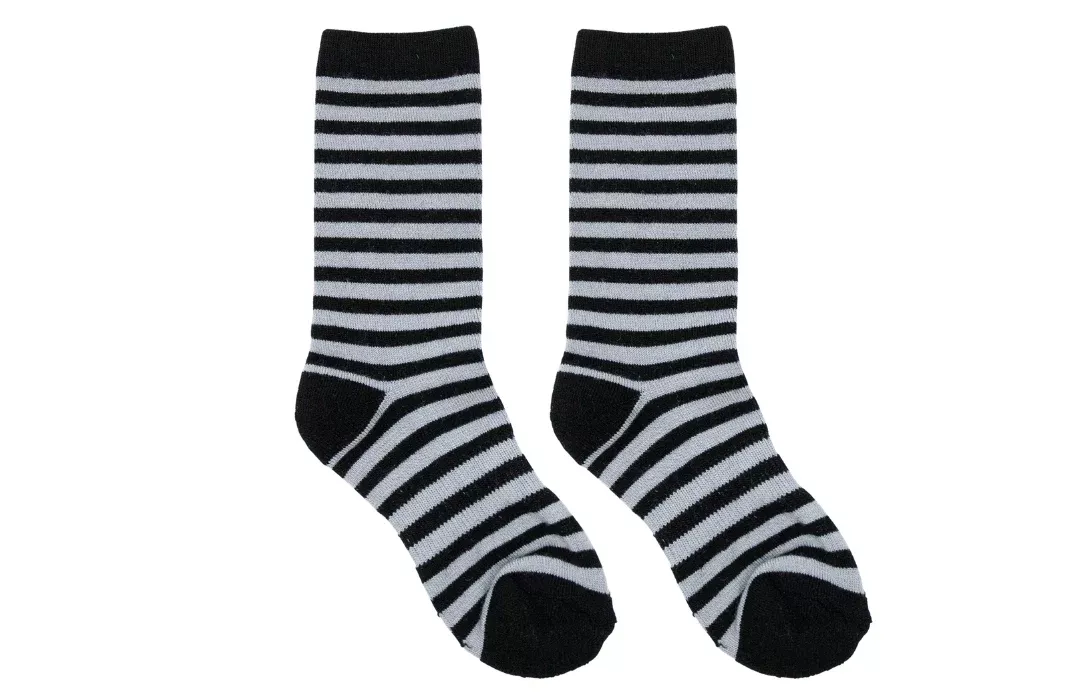 Merino Wool Children's Boot Socks: Gray Cloud