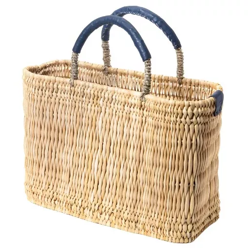 Mersea Medina Straw Market Basket